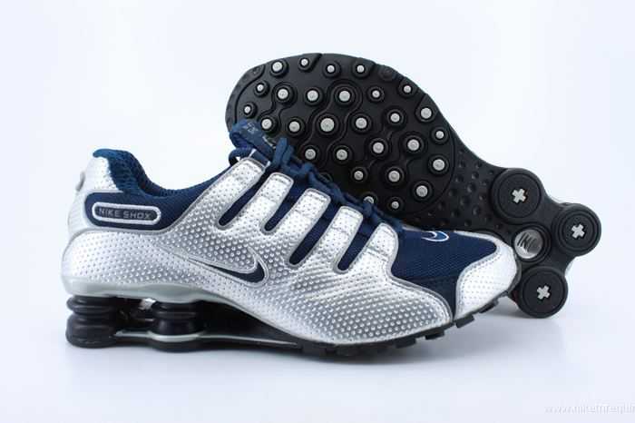 femmes de la marine et argentée shox NZ (4)